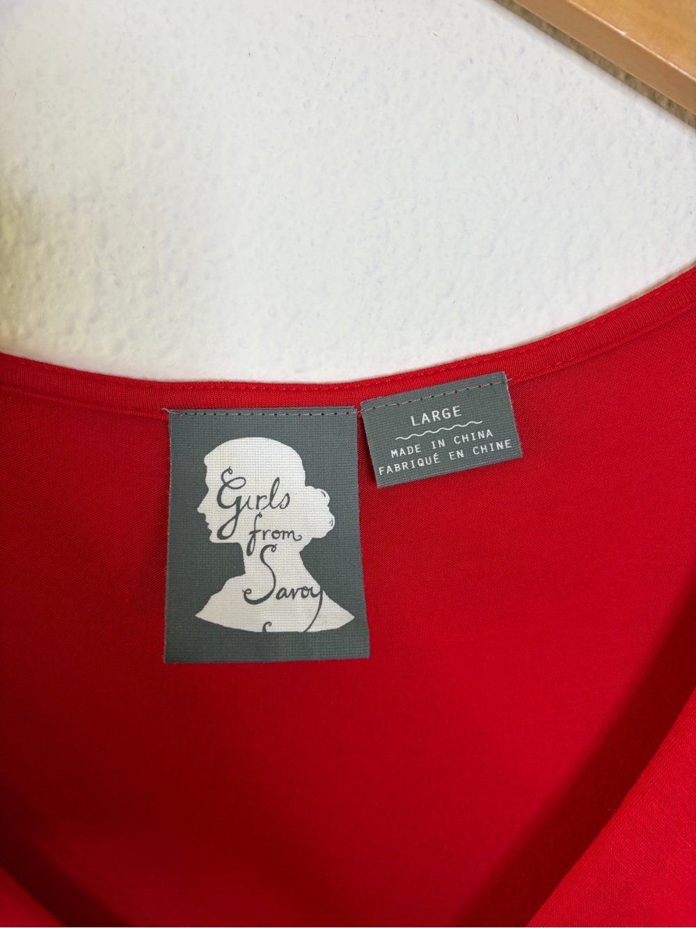 Anthropologie Girls from Savoy Sleeveless V-Neck Red Midi Dress L knit wrap - Picture 3 of 6